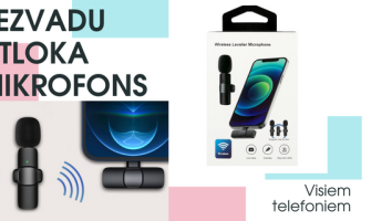 Bezvadu atloka mikrofons Bezvadu atloka mikrofons