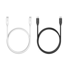 Tronsmart 1.8M CC07P Type-C to Type-C cable - Balts - USB-C lādēšanas un datu kabelis / vads