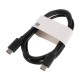 Huawei 1.2M Type-C to Type-C cable (bez iepakojuma) - Melns - USB-C lādēšanas un datu kabelis / vads
