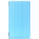 Tri-fold Stand PU Smart Auto Wake/Sleep Leather Case priekš Asus ZenPad 8.0 (Z380C / Z380KL) - Baby Blue - sāniski atverams maciņš ar stendu
