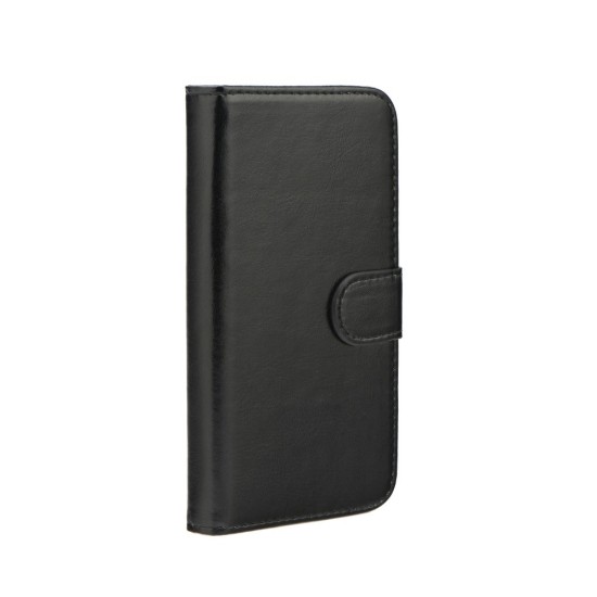 GreenGo Smart 2in1 priekš LG X Power K220 - Melns - sāniski atverams maciņš ar magnētisku silikona aizmugures apvalku (eko ādas maks, grāmatiņa, leather book case wallet cover)