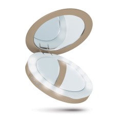 Beeyo Compact Mirror Charger 3000mAh - Zelts - Universāla ārējas uzlādes batereja lādētājs-akumulators (Power Bank)