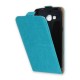 GreenGo Leather Case Plus New priekš Huawei Y5 II (Y5 2) / Y6 II (Y6 2) Compact - Tirkīzs - vertikāli atverams maciņš (ādas telefona maks, leather book vertical flip case cover)