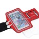 Arm Case Premium priekš Apple iPhone 3/4 - Red - Universāls maks ietvars - Sporta futlāris rokas aproce fitnesam saite