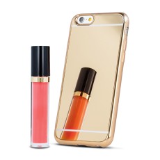 Beeyo Mirror TPU Back Case priekš Samsung Galaxy A3 (2017) A320 - Zelts - plāns silikona aizmugures apvalks (bampers, vāciņš, ultra slim TPU silicone case cover, bumper)