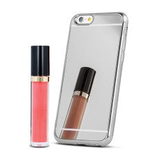 Beeyo Mirror TPU Back Case priekš Samsung Galaxy A3 (2017) A320 - Sudrabains - plāns silikona aizmugures apvalks (bampers, vāciņš, ultra slim TPU silicone case cover, bumper)