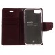 Mercury Bravo Flip Case priekš Sony Xperia XZ F8331 / F8332 - Bordo - sāniski atverams maciņš ar stendu (ādas grāmatveida maks, leather book wallet cover stand)