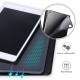 Tri-fold Stand PU Smart Auto Wake/Sleep Leather Case priekš Apple iPad mini 5 (2019) / mini 4 (2015) - Melns - sāniski atverams maciņš ar stendu