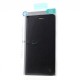 RoarKorea Only One Magnet Flip Case priekš Sony Xperia XA F3111 / F3112 - Melns - magnētisks sāniski atverams maciņš ar stendu (ādas grāmatveida maks, leather book wallet cover stand)