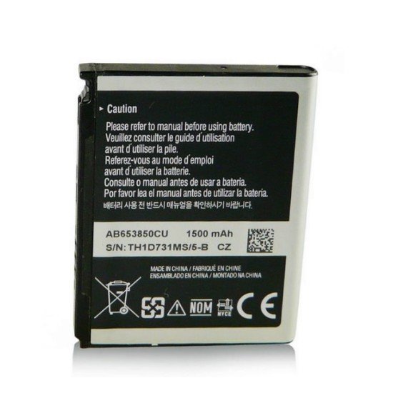 Samsung i900 I7500 I8000 i9020 1500mAh AB653850CE - Oriģināls - telefona akumulators, baterijas telefoniem (cell phone battery)