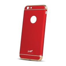 Beeyo Smooth Case priekš Samsung Galaxy J3 (2016) J320 - Sarkans - plastikas aizmugures apvalks (bampers, vāciņš, PU back cover, bumper shell)