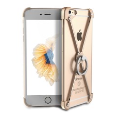Oatsbasf O-Ring Series Aviation Aluminum Alloy Case priekš Apple iPhone 6 / 6S - Zelts - alumīnija apvalks (bampers, vāciņš, slim cover shell, bumper)
