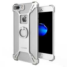 Nillkin Barde Series Metal Frame Case priekš Apple iPhone 7 Plus / 8 Plus - Sudrabains - alumīnija apvalks (bampers, vāciņš, slim cover shell, bumper)
