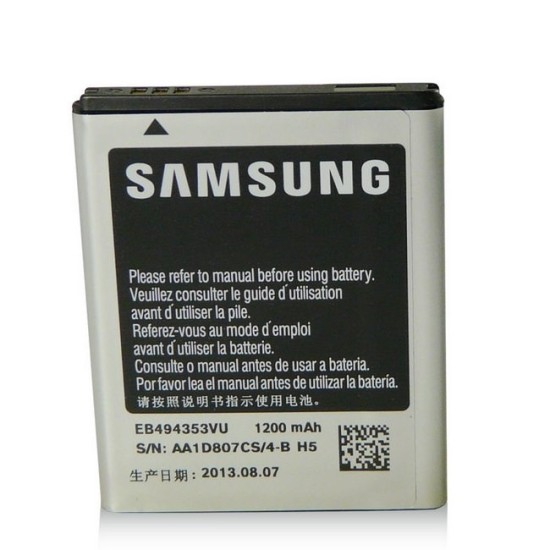 Samsung S5250 S5330 S5570 C6712 1200mAh EB494353VU - Oriģināls - telefona akumulators, baterijas telefoniem (cell phone battery)