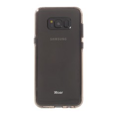 RoarKorea Bright Clear series TPU Bumper Hard PC Back Case priekš Samsung Galaxy S8 Plus G955 - Pelēks - silikona aizmugures apvalks (bampers, vāciņš, slim silicone cover)
