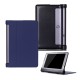 Magnetic Flip Leather Case with Stand for Lenovo Yoga Tab 3 Pro X90F / Plus X703L 10.1 - Dark Blue - sāniski atverams maciņš ar stendu (ādas maks, grāmatiņa, leather book wallet case cover stand)