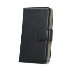GreenGo Universal Smart Modus priekš telefoniem ar ekrānu izmēru 4.0 - 4.5 inch (66 x 131 mm) - Melns - universāls sāniski atverams maciņš ar stendu (ādas maks, grāmatiņa, leather book wallet case cover stand)