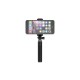 Devia 360 Audio cable Selfie Stick statīvs - Melns - Selfie monopod Teleskopisks Universāla stiprinājuma statīvs