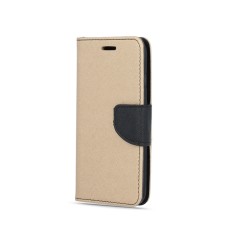 GreenGo Smart Fancy book case priekš Xiaomi Redmi 4A - Zelts - sāniski atverams maciņš ar stendu (ādas maks, grāmatiņa, leather book wallet case cover stand)