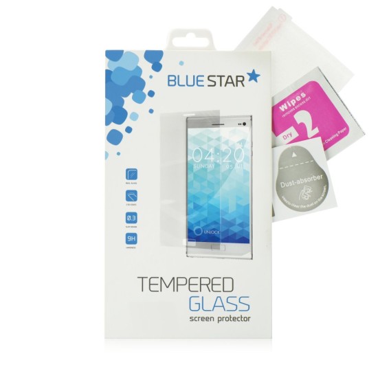 BlueStar Tempered Glass 9H screen protector film guard priekš Samsung Galaxy S4 i9500 / i9505 / i9515 - Ekrāna Aizsargstikls / Bruņota Stikla Aizsargplēve