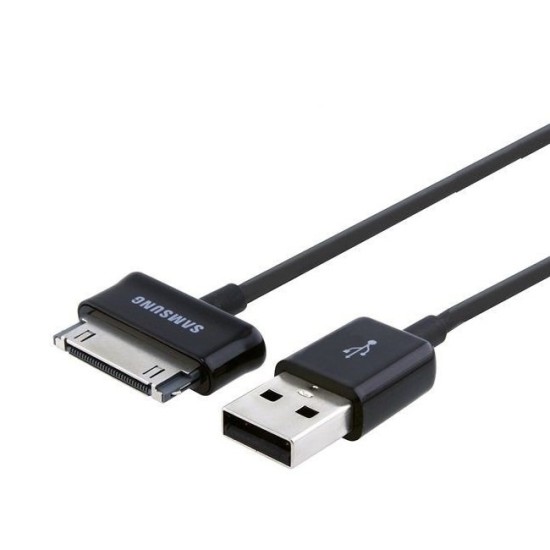 Forever 1M USB to Samsung Galaxy Tab 30pin cable - Melns - lādēšanas un datu kabelis / vads