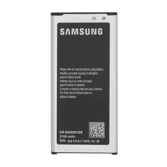 Samsung Galaxy S5 Mini G800 Li-on 2100mAh EB-BG800CBE - Oriģināls - telefona akumulators, baterijas telefoniem (cell phone battery)