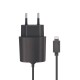 Forever Lightning 1,2m travel charger 2,1A iPad / iPhone Tīkla lādētājs ar vadu - Melns - Apple tīkla lādētājs