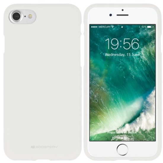 Mercury Soft Jelly Case priekš Apple iPhone 4 / 4S - Balts - matēts silikona apvalks (bampers, vāciņš, slim TPU silicone cover shell, bumper)