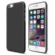 Cafele Ultra Thin 0.4mm Matte Case priekš Apple iPhone 6 Plus / 6S Plus - Melns - matēts plastikas aizmugures apvalks (bampers, vāciņš, slim silicone cover shell, bumper)