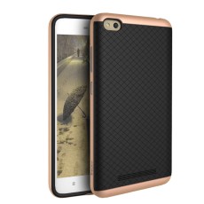 IPAKY 2-Piece PC Frame and TPU Phone Case for Xiaomi Redmi 4A - Rose Gold - silikona ar plastikas rāmi aizmugures apvalks (bampers, vāciņš, TPU silicone cover, bumper shell)