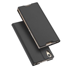 Dux Ducis Skin Pro series priekš Sony Xperia XA1 Ultra G3212 / G3221 - Tumši Pelēks - sāniski atverams maciņš ar magnētu un stendu (ādas maks, grāmatiņa, leather book wallet case cover stand)