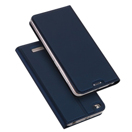 Dux Ducis Skin Pro series для Xiaomi Redmi 4A - Тёмно Синий - чехол-книжка с магнитом и стендом / подставкой (кожаный чехол-книжка, leather book wallet case cover stand)