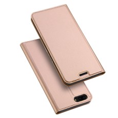 Dux Ducis Skin Pro series priekš OnePlus 5 - Rozā Zelts - sāniski atverams maciņš ar magnētu un stendu (ādas maks, grāmatiņa, leather book wallet case cover stand)