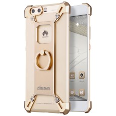 Nillkin Barde Series Metal Frame Case priekš Huawei P10 Plus - Zelts - alumīnija apvalks (bampers, vāciņš, slim cover shell, bumper)