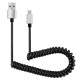 Universal 0.9M USB to Type-C cable - USB-C спиралевидный дата кабель / провод для зарядки