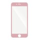 5D Full Glue (ar noapaļotām malām) Tempered Glass screen protector priekš Apple iPhone 7 / 8 / SE2 (2020) / SE3 (2022) - Rozā Zelts - Ekrāna Aizsargstikls / Bruņota Stikla Aizsargplēve (Full screen size curved)