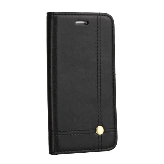 Prestige Book Case priekš Xiaomi Redmi 4X - Melns - sāniski atverams maciņš ar stendu (ādas maks, grāmatiņa, leather book wallet case cover stand)