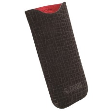 Krusell Visby Pouch 3XL (138x72x10mm) - Melns - universāls maks kabatiņa (pouch cover, maciņš kabata, universal case)