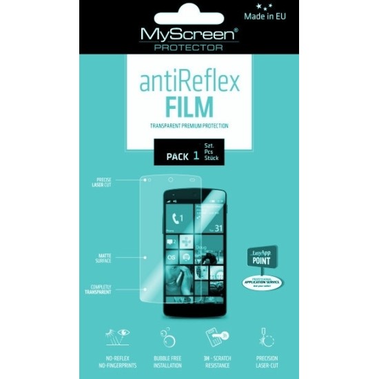 MyScreen antiReflex Universal film guard 5.5 inch size (69x145) - Universāla Ekrāna Aizsargplēve