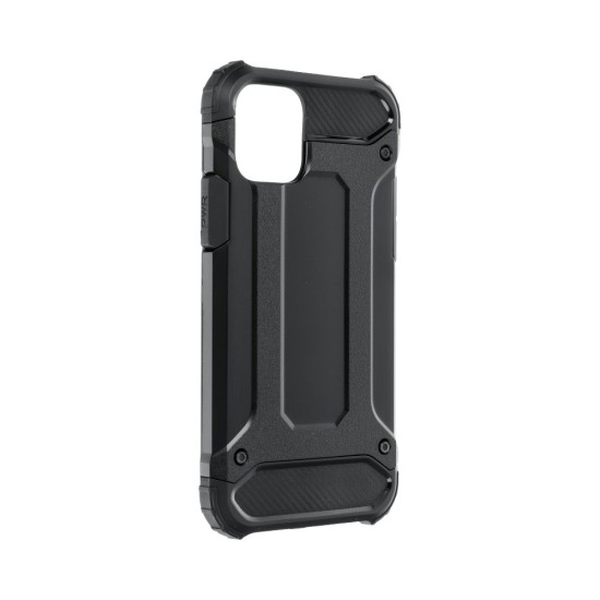 Forcell Armor Case priekš Nokia 3 - Melns - triecienizturīgs silikona aizmugures apvalks (bampers, vāciņš, slim TPU silicone case shell cover, bumper)