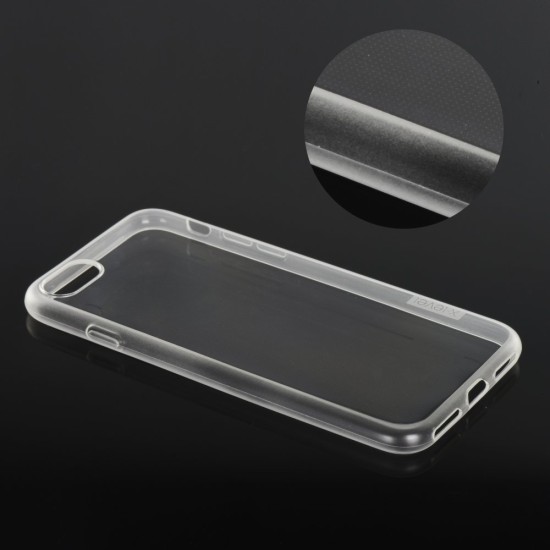 X-Level Antislip Back Case priekš Huawei Y6 (2017) - Caurspīdīgs - silikona aizmugures apvalks (bampers, vāciņš, slim TPU silicone case cover, bumper)