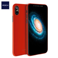 ROCK Naked Series Ultra-thin Matte PP Back Case priekš Apple iPhone X / XS - Sarkans - plastikas aizmugures apvalks (bampers, vāciņš, PU back cover, bumper shell)