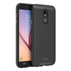 IPAKY PC Frame TPU Back Hybrid Case for Samsung Galaxy J5 (2017) J530 - Grey - silikona ar plastikas rāmi aizmugures apvalks (bampers, vāciņš, TPU silicone cover, bumper shell)