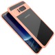 IPAKY Hybrid TPU Frame Clear Acrylic Back Case for Samsung Galaxy S8 Plus G955 - Pink - silikona ar plastikas rāmi aizmugures apvalks (bampers, vāciņš, TPU silicone cover, bumper shell)