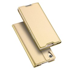 Dux Ducis Skin Pro series priekš Sony Xperia L1 G3311 / G3312 - Zelts - sāniski atverams maciņš ar magnētu un stendu (ādas maks, grāmatiņa, leather book wallet case cover stand)