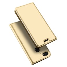 Dux Ducis Skin Pro series priekš Huawei P9 Lite mini - Zelts - sāniski atverams maciņš ar magnētu un stendu (ādas maks, grāmatiņa, leather book wallet case cover stand)