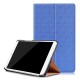 Sand-like Texture Leather Smart Case with Stand for Huawei MediaPad M3 8.4 - Blue - sāniski atverams maciņš ar stendu (ādas maks, grāmatiņa, leather book wallet case cover stand)