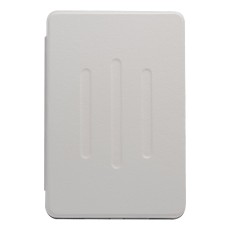 Leather Stand Case Cover with Card Slots for Huawei MediaPad M3 8.4 - White - sāniski atverams maciņš ar stendu (ādas maks, grāmatiņa, leather book wallet case cover stand)