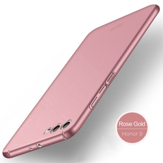 MOFI Shield Slim Plastic Phone Casing for Huawei Honor 9 - Rose Gold - matēts plastikas aizmugures apvalks (bampers, vāciņš, slim silicone cover shell, bumper)