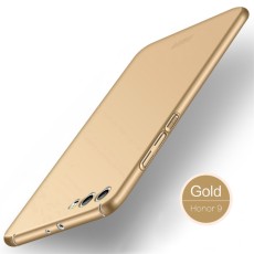 MOFI Shield Slim Plastic Phone Casing for Huawei Honor 9 - Gold - matēts plastikas aizmugures apvalks (bampers, vāciņš, slim silicone cover shell, bumper)